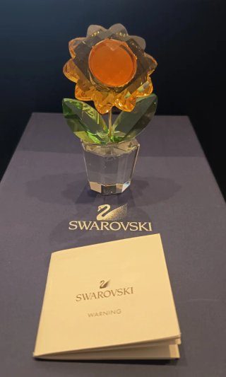 Figura Swarovski Flor Cristal