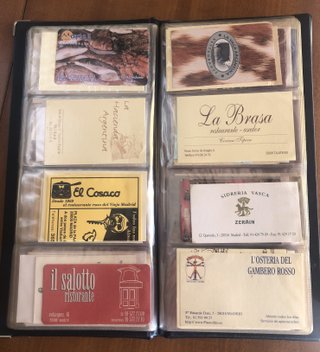 Álbum Tarjetas Visita 160 Tarjetas