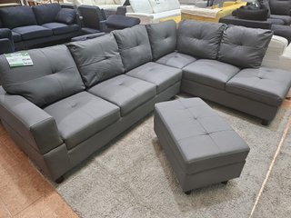 OFERTON DE SOFA CHAISE LONGUE CON RINCONERA + PUF