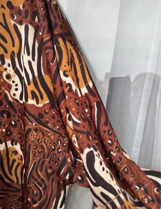Kimono Aire Retro Animal Print Talla Única