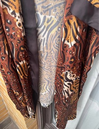 Kimono Aire Retro Animal Print Talla Única