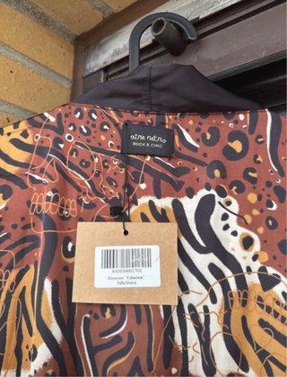 Kimono Aire Retro Animal Print Talla Única