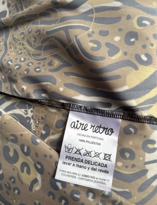 Kimono Aire Retro Animal Print Talla Única