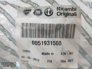 Taco goma faro delantero izq. Fiat Panda (2012-...