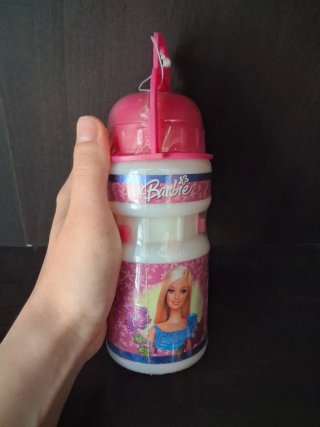 Garrafa Barbie para bicicleta