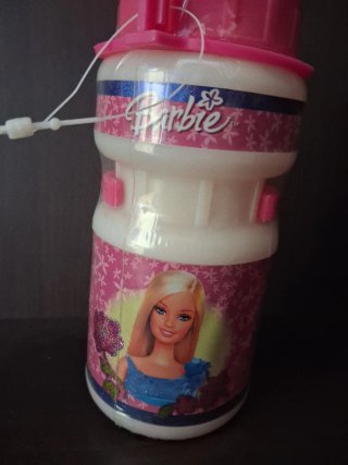 Garrafa Barbie para bicicleta