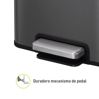 EKO cubo basura cocina acero inoxidable