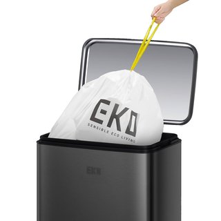 EKO cubo basura cocina acero inoxidable