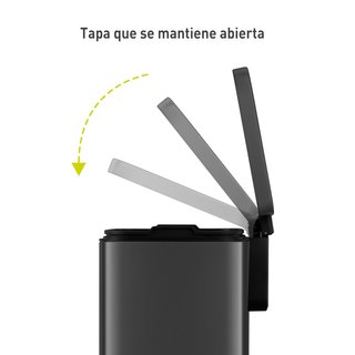 EKO cubo basura cocina acero inoxidable