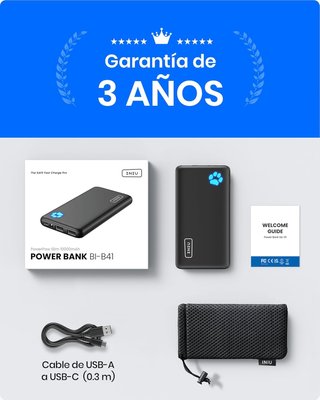 INIU batería externa portátil carga rápida