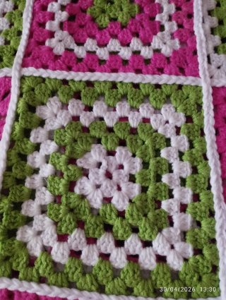 Colcha Cuna Crochet
