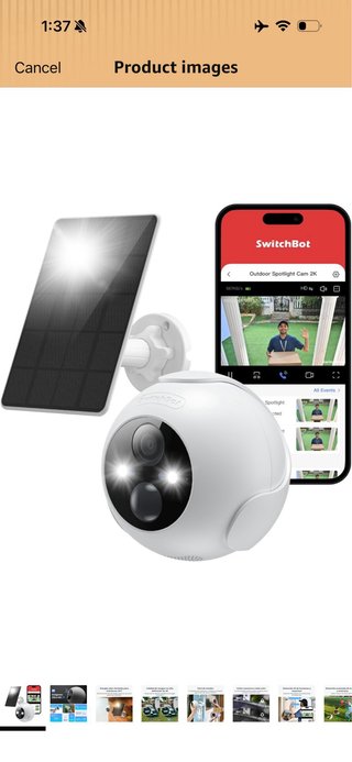 SwitchBot Wireless Security Camera Kit, 2K Outdoor