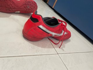 Scarpe Mizuno calcetto rosse bianche taglia 41