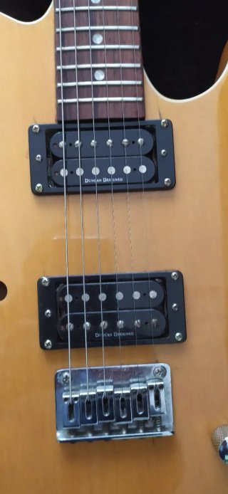 FENDER THINLINE TELECASTER SQUIRE MASTER SERIES.