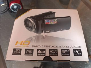 Cámara de vídeo y fotos HD roja