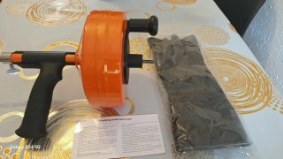 Espiral Limpieza Tuberías Naranja