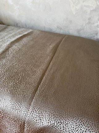 Piumone grigio/argento in poliestere