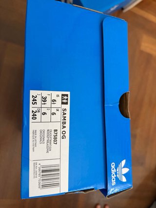 Adidas Samba Negras Talla 39