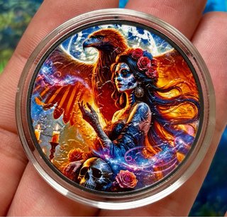 Moneda PLATA 1 oz México Día de Muertos 2024 COLOR
