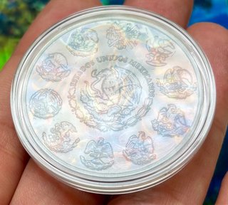 Moneda PLATA 1 oz México Día de Muertos 2024 COLOR