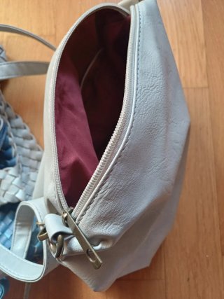 Borsa 2 in 1 doubleface con 2 tracolle