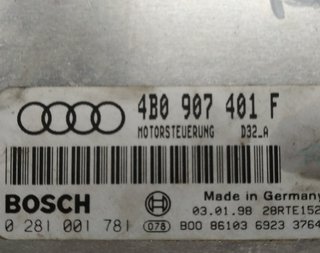 4b0907401f centralita motor audi a6 berlina 398349