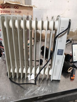 - Daewoo calentador radiador portátil termostato