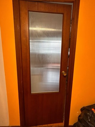 Puertas de interior de madera con cristal 72,5 cm