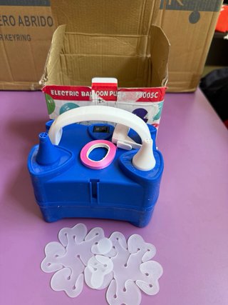 Inflador Eléctrico Globos Doble Boquilla