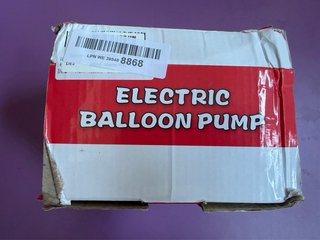 Inflador Eléctrico Globos Doble Boquilla