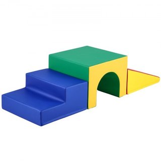 Escalador de Túnel Único, Juego para Niños Pequeños, Bloques de Escalada de Espuma para Niños, Laberinto de Túnel para Niños con Escaleras y Rampa, Interior para Niños Pequeños y Preescolares Fáci...