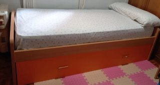 Cama Nido con sus 2 colchones como nuevos