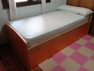 Cama Nido con sus 2 colchones como nuevos