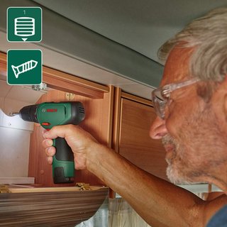 - Bosch taladro atornillador batería led