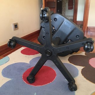 5 Ruedas para Silla de Oficina Negras