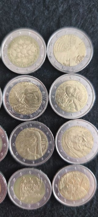 Monedas 2 Euros Francia.