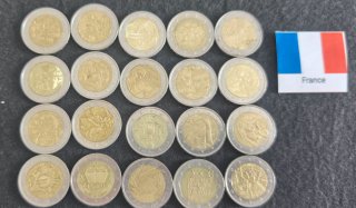 Monedas 2 Euros Francia.