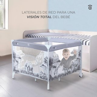 Parque infantil bebé plegable seguro Asalvo