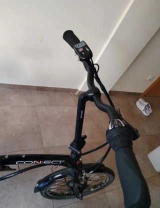 Bicicleta Eléctrica Plegable Negra
