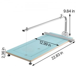 Máquina de Corte de Espuma Cortador de Espuma de Alambre Caliente Banco de Trabajo Escalado Cortador de Estireno Ángulo Ajustable para Espuma Esponja KT Tablero Modelado de Corte de Espuma…