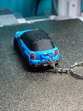 Portachiavi Mini Cooper 2020 - Ruote Giranti