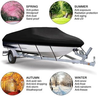 Funda barco impermeable protección UV 14-16 pies