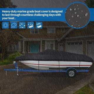 Funda barco impermeable protección UV 14-16 pies
