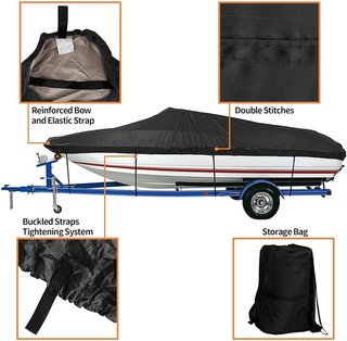 Funda barco impermeable protección UV 14-16 pies