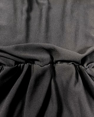 Vestido negro mujer S verano casual chic ligero