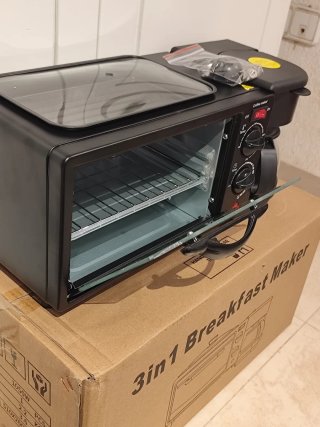 Horno tostador cafetera 3x1 de desayunos (NUEVO)