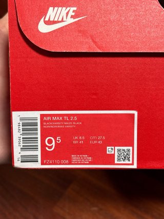 Nike Air Max TL 2.5 Negras y Amarillas