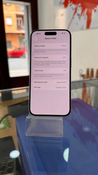 iPhone 15 Pro Blanco 256 GB