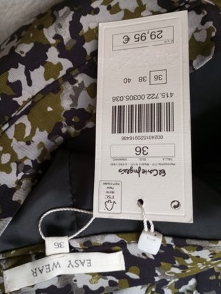 Falda El Corte Inglés militar