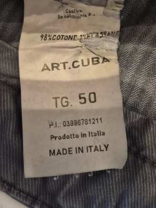 Pantaloni lunghi grigi taglia 50
